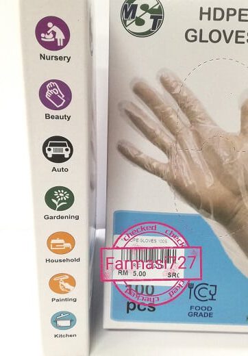 HDPE Plastic Gloves THARKARWAL- Kepong for kitchen food operators