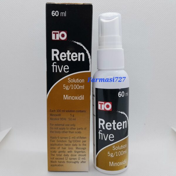 RETEN Five Solution Minoxidil 5g/100ml