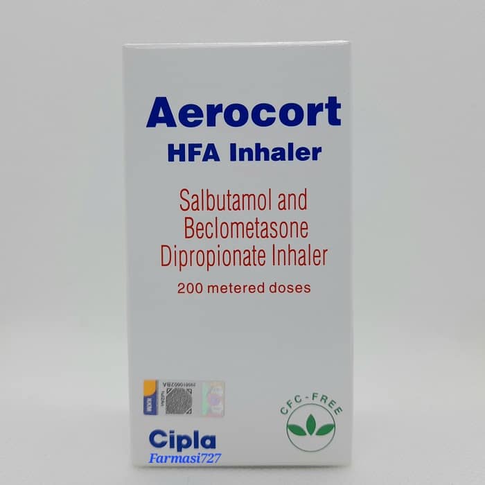 Aerocort Salbutamol Beclometasone Inhaler by Cipla
