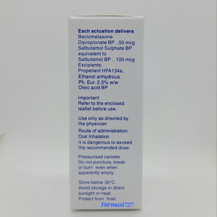 Aerocort Salbutamol Beclometasone Inhaler by Cipla