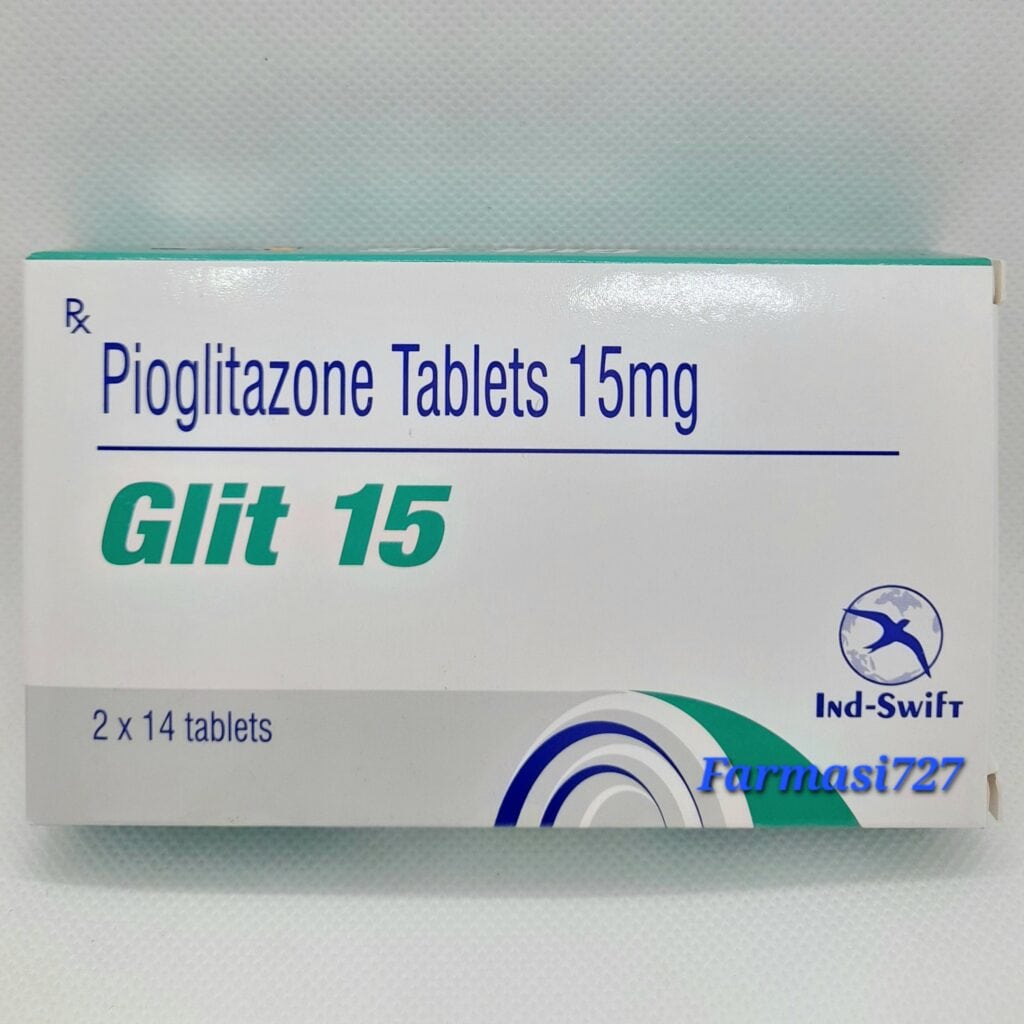 GLIT 15mg Pioglitazone Tablet By Ind-Swift