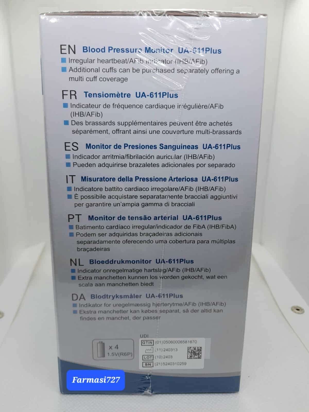 BLOOD PRESSURE MONITOR with Irregular Hearbeat & Atrial Fribillation Signaling