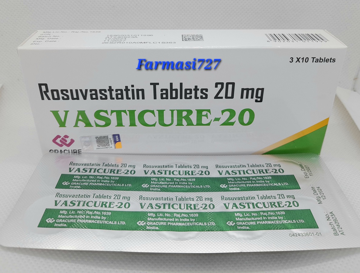 Vasticure -20 Rosuvastatin tablets