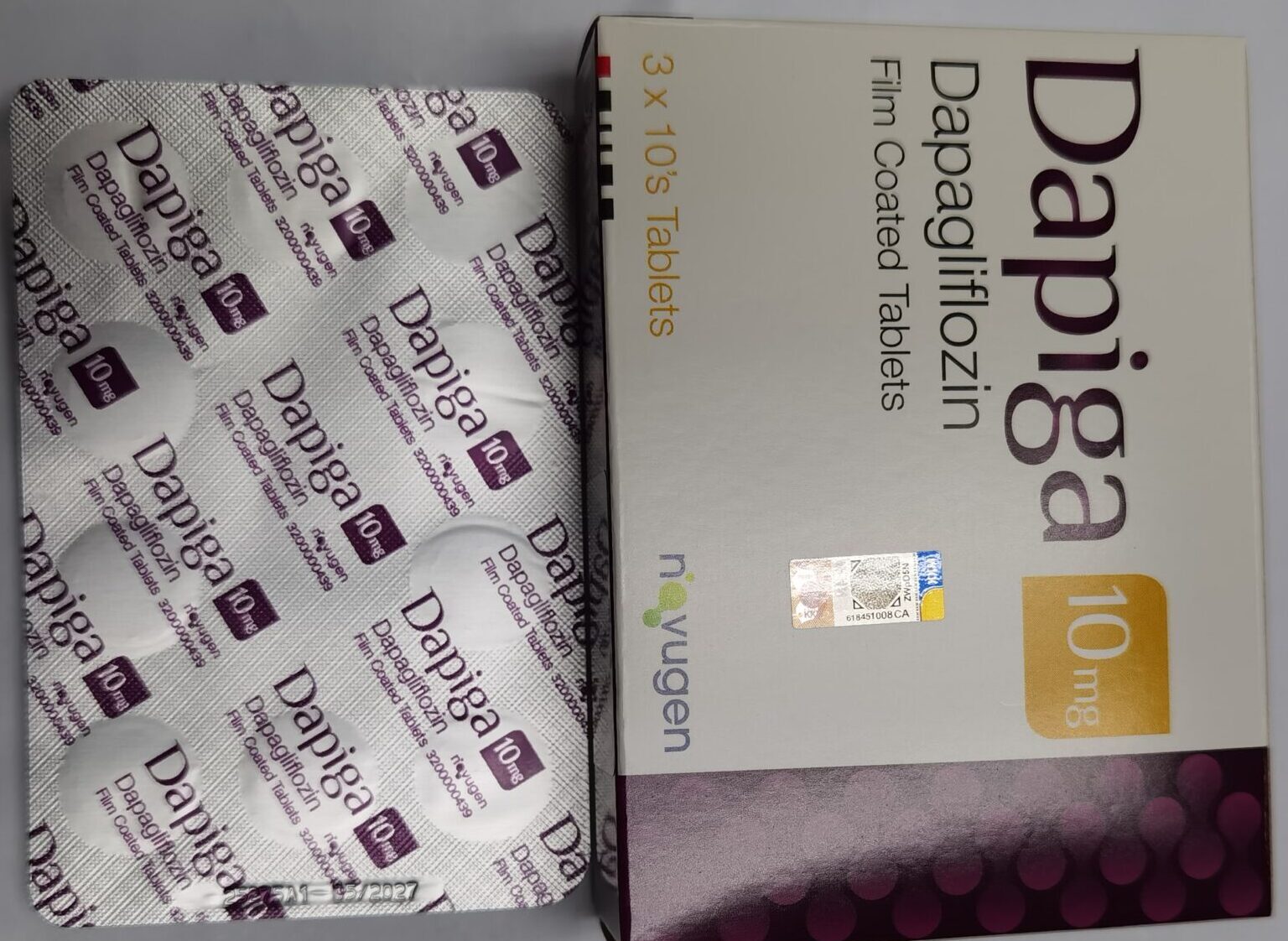 Dapiga 10mg Dapagliflozin Tablets Kepong Kuala Lump