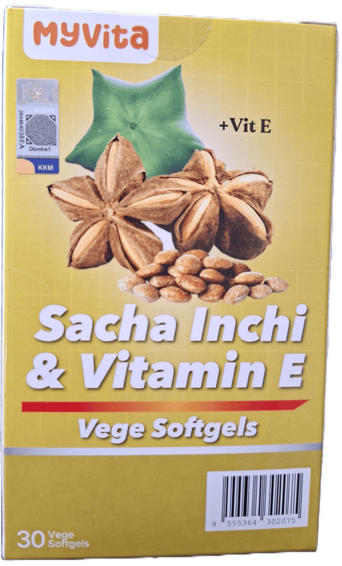 MyVita Sacha Inchi & Vitamin E Vege Softgels 30s